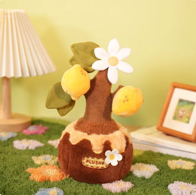 Kawaii Potted Plant Plushies – Flowers, Cacti & Fruit Trees, 6-8" | 14-20 cm
