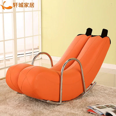Go Bananas Rocking Chair - Six Colors, Faux Leather or Plush Design