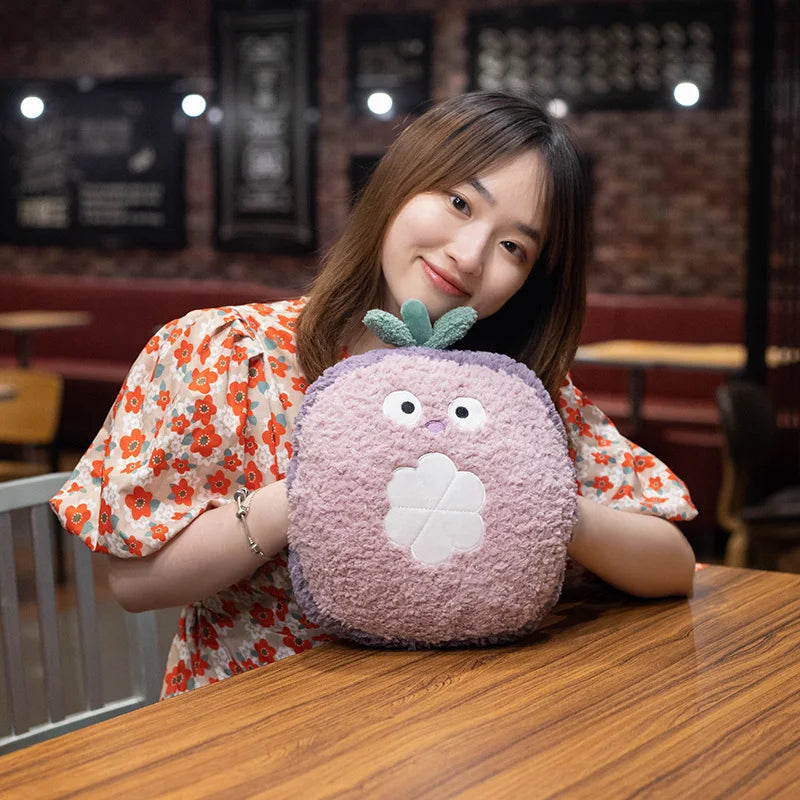 Plüschige Fuzzy-Früchte mit optionalem Handwärmer, 5 Früchte, 14-18" | 36-45 cm