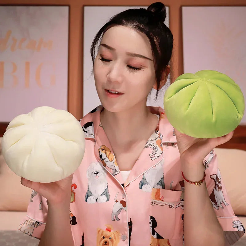 Baozi Steamed Bun Plush Pillow, 6-28" | 15-70 cm
