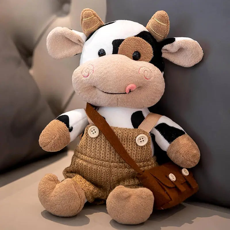 Mucca da latte di peluche seduta, 1-2,5 ft | 30-75 centimetri