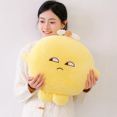 Squishy Citrus Plush Pillows – Lemon, Orange & Grapefruit, 16-20" | 40-50 cm