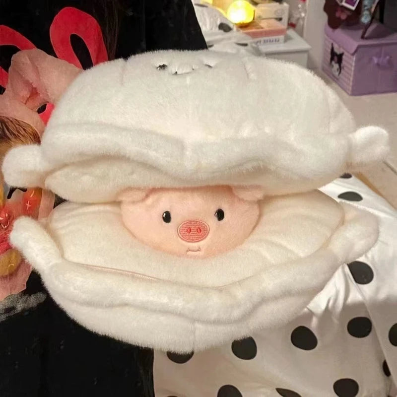 Piggy Pearl Clam Plüschfigur, 22" | 55 cm