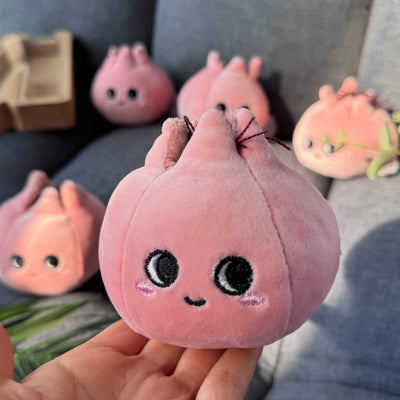 Kawaii Potted Pomegranate Plush Plant, 4" | 10 cm – Plush Garden Series