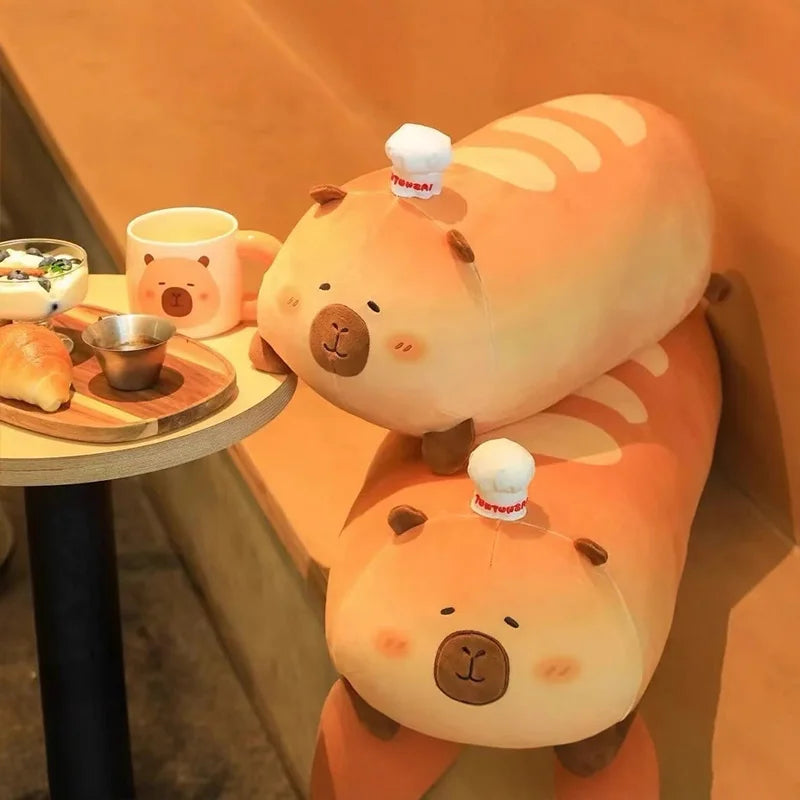 Peluche Jumbo Capybara Pain, 22-37" | 55-95 cm