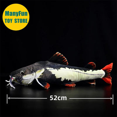 Realistic Redtail Catfish Plush Toy, 20" | 52 cm