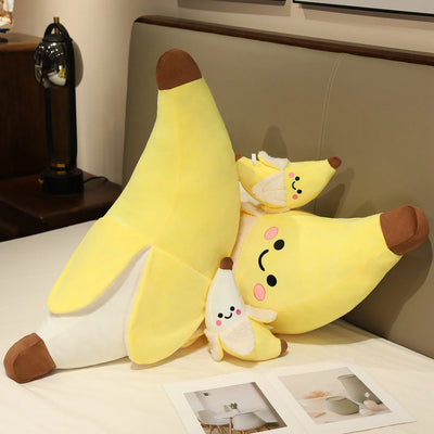 Peeled Banana Plush Pillow, 10-31" | 25-80 cm