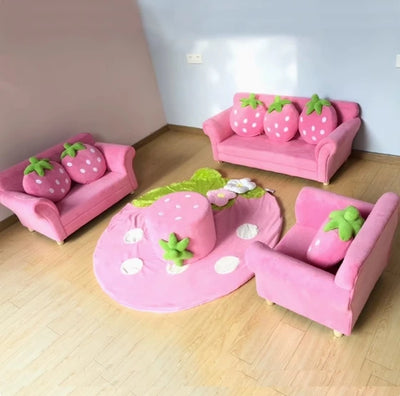 Set di divani per bambini Strawberry Dream - Quattro colori