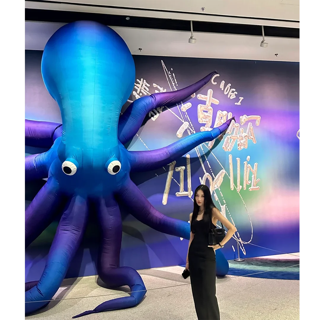 Pulpo Inflable Gigante – Decoración Sobredimensionada para Eventos y Jardines
