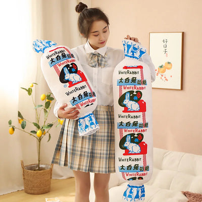 Jouet en peluche Candy Lapin Blanc, 20-40" | 50-110 cm