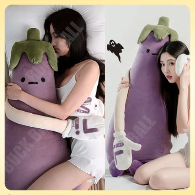 Eggplant King Adjustable Sleep Pillow – Soft Soothing Bed Pillow