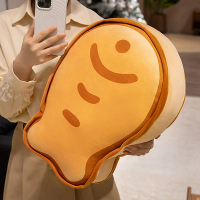 Taiyaki Cat Paw Plush Doll Pillow, 10-18" | 25-45 cm – Soft Japanese Snack Toy