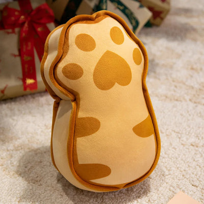 Taiyaki Cat Paw Plush Doll Pillow, 10-18" | 25-45 cm – Soft Japanese Snack Toy