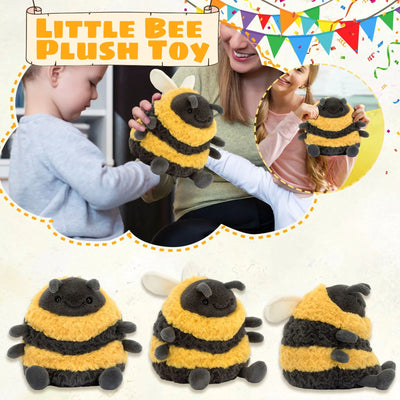 Bee & Honey Jar Plush Toy – Kawaii Soft Stuffed Bee Doll Sleep Pillow