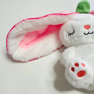 Musical Glowing Bunny Plush Doll – Soft Motion Light Sleep Toy for Babies