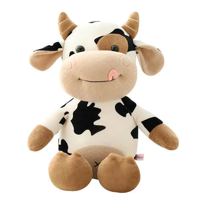Mucca da latte di peluche seduta, 1-2,5 ft | 30-75 centimetri