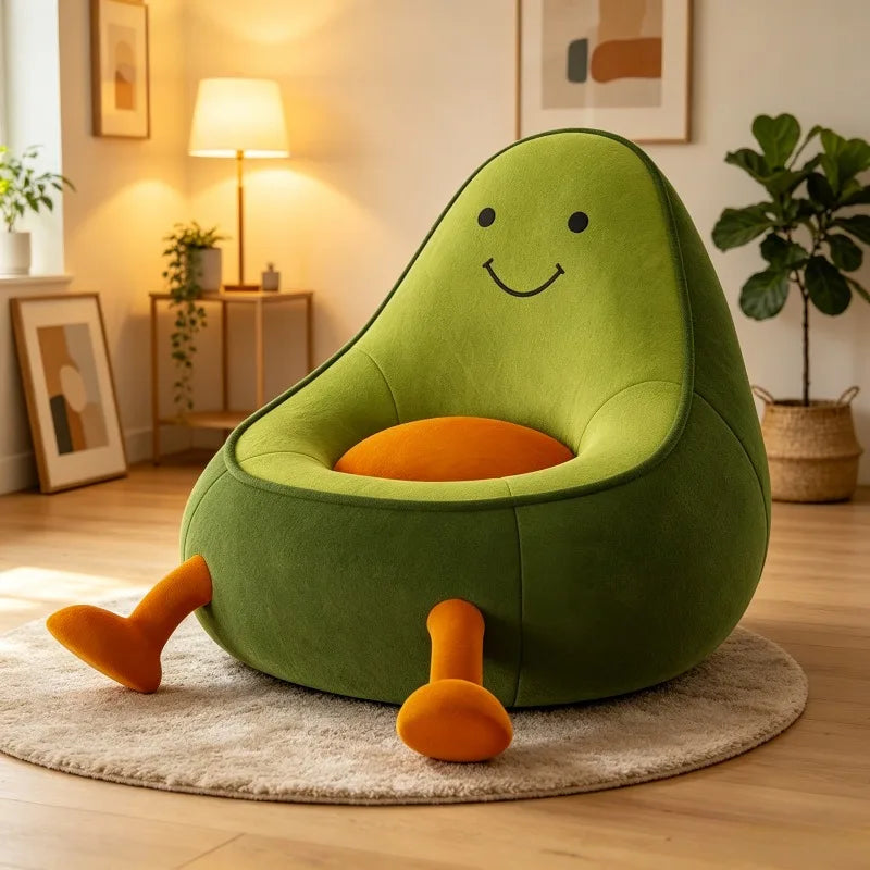 Kawaii Green Lazy Bean Bag Sofa Chair
