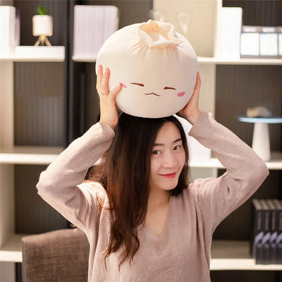 Bun Bao Kawaii de Peluche, 8-10" | 20-25 centímetros