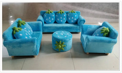 Strawberry Dream Children's Couch Set - Four Colors