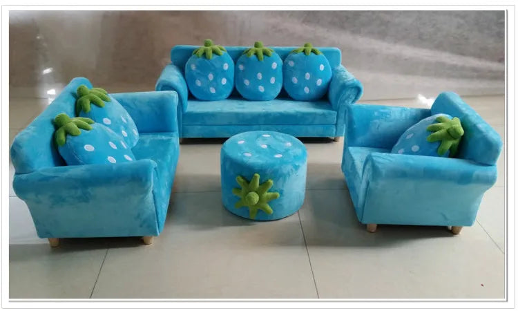 Strawberry Dream Children's Couch Set - Four Colors