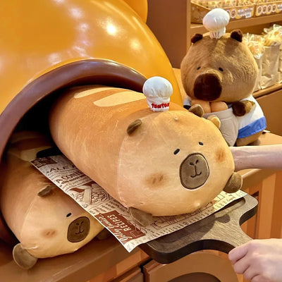 Peluche Jumbo Capybara Pain, 22-37" | 55-95 cm