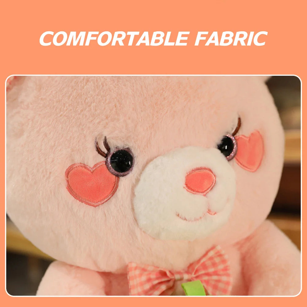 Strawberry Bear Stuffed Animal, 14-18" | 35-45 cm