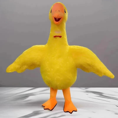 Plüsch Aufblasbares Weißes Schwan Kostüm