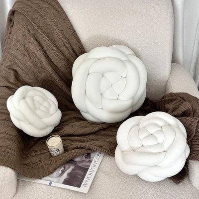 Coussin en peluche en forme de nœud de rose, 11" | 28 cm 🌹