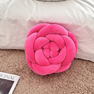 Coussin en peluche en forme de nœud de rose, 11" | 28 cm 🌹