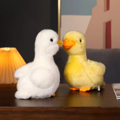 Simulation Cartoon Duck Plush Toy – Lifelike Goose Stuffed Animal
