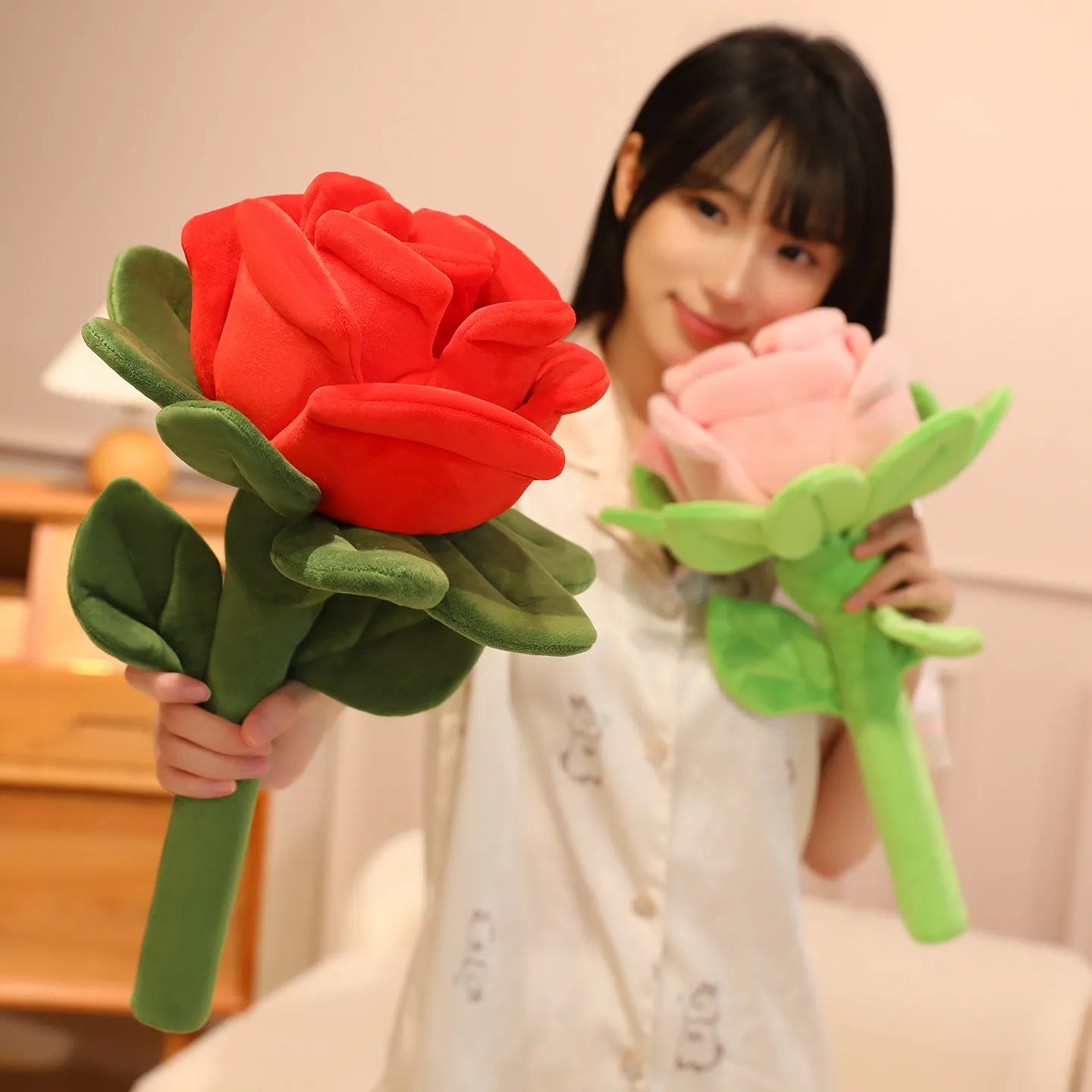 Giant Plush Rose Flower, 16-43" | 40-110 cm