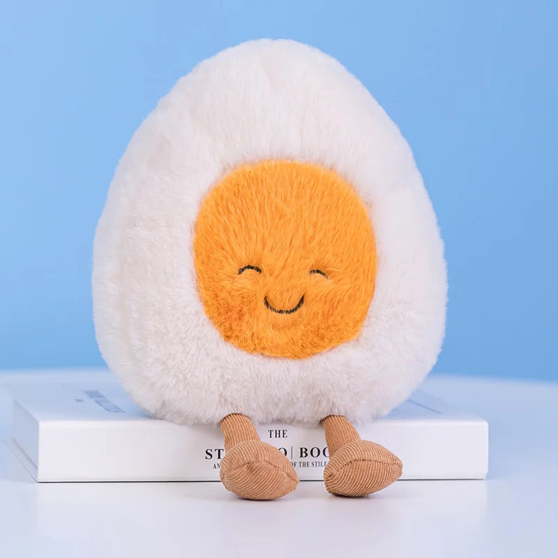 Breakfast Food Plush Doll Set – Kawaii Egg Toast & Bread Cartoon Toys