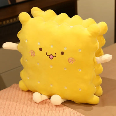 Plushie Cartoon Cracker with Optional Blanket, 15" | 38 cm