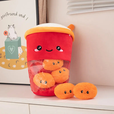 Juguete de peluche en forma de almohada de bolsa de aperitivos, ocho estilos, 16" | 40 centímetros