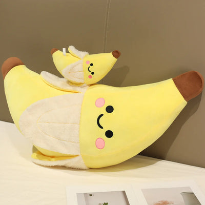 Peeled Banana Plush Pillow, 10-31" | 25-80 cm