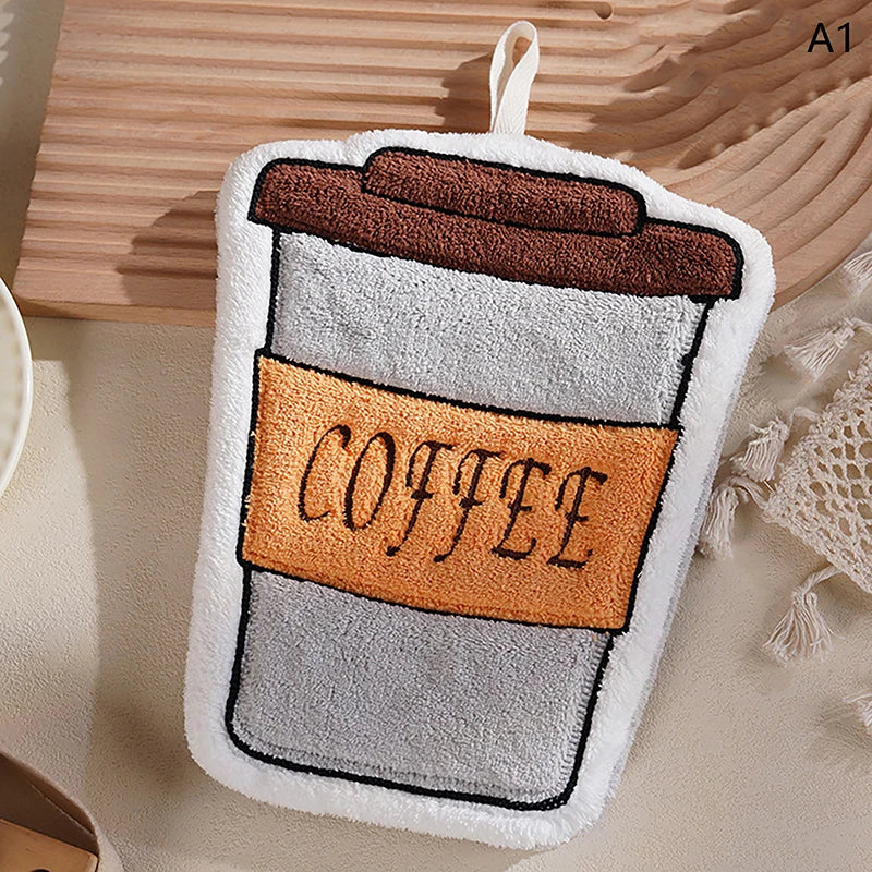 Cartoon Character Hanging Hand Towel – Bathroom & Kitchen Cloth