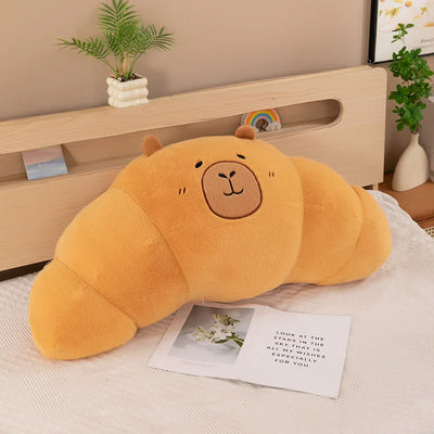 Plushie di Capybara Croissant, 18-24" | 45-60 centimetri