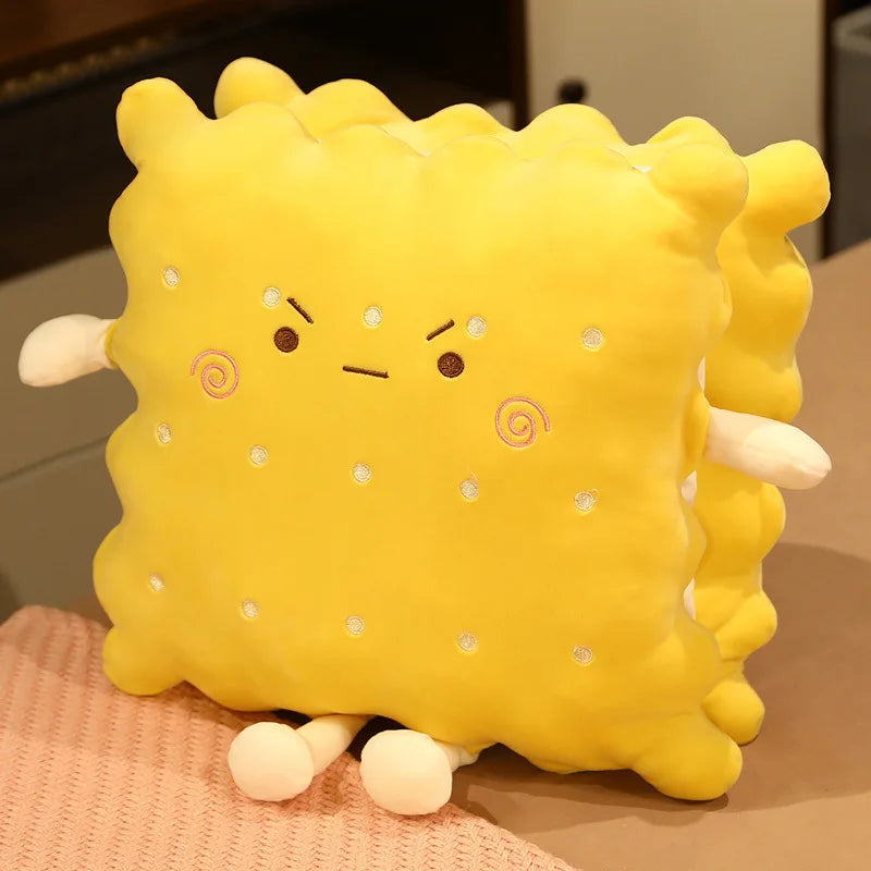 Plushie Cartoon Cracker with Optional Blanket, 15" | 38 cm