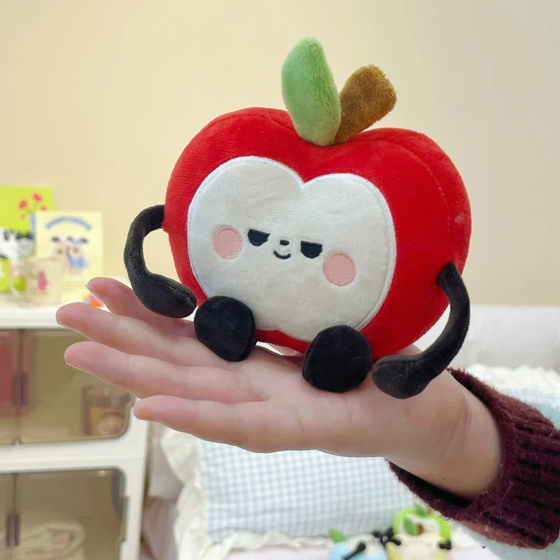 Squishy Apple Plush Pillow – Soft Stuffed Fruit Toy, Three Sizes