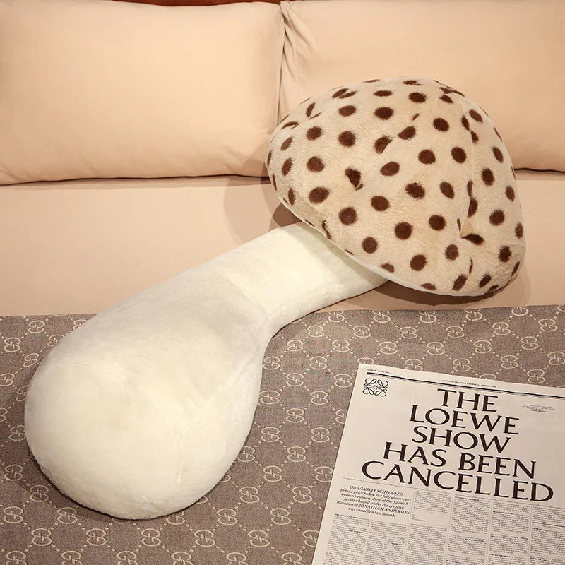Coussin corporel en peluche Jumbo Champignon : Cinq couleurs, 2,6-4,3'' | 80-130 cm