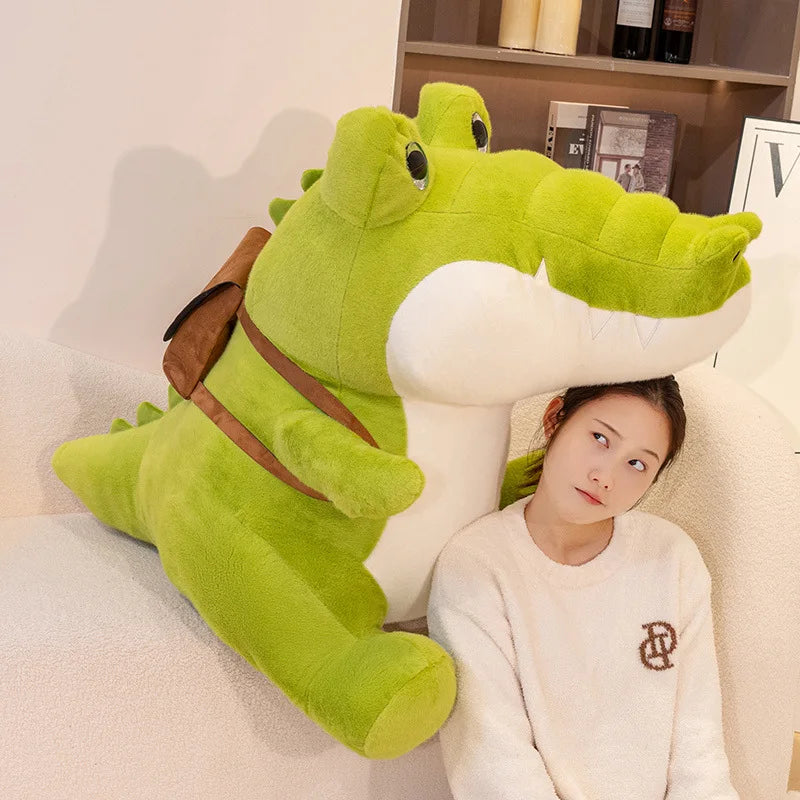 Fluffy Crocodile Plush Toy – Giant Stuffed Alligator, 12-18" | 30-45 cm