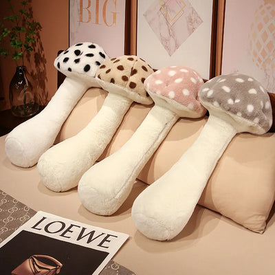 Coussin corporel en peluche Jumbo Champignon : Cinq couleurs, 2,6-4,3'' | 80-130 cm