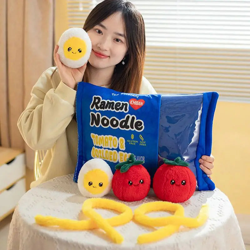 Juguete de peluche en forma de almohada de bolsa de aperitivos, ocho estilos, 16" | 40 centímetros