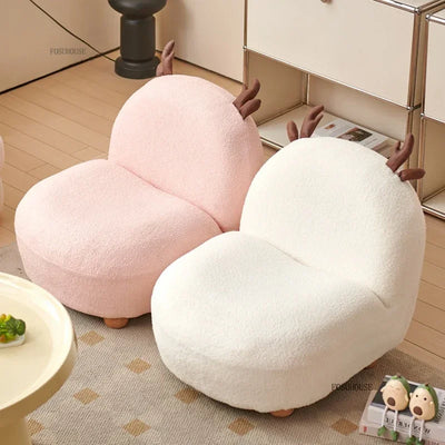 Chaise de lecture pour enfants inspirée des cerfs – Cinq couleurs