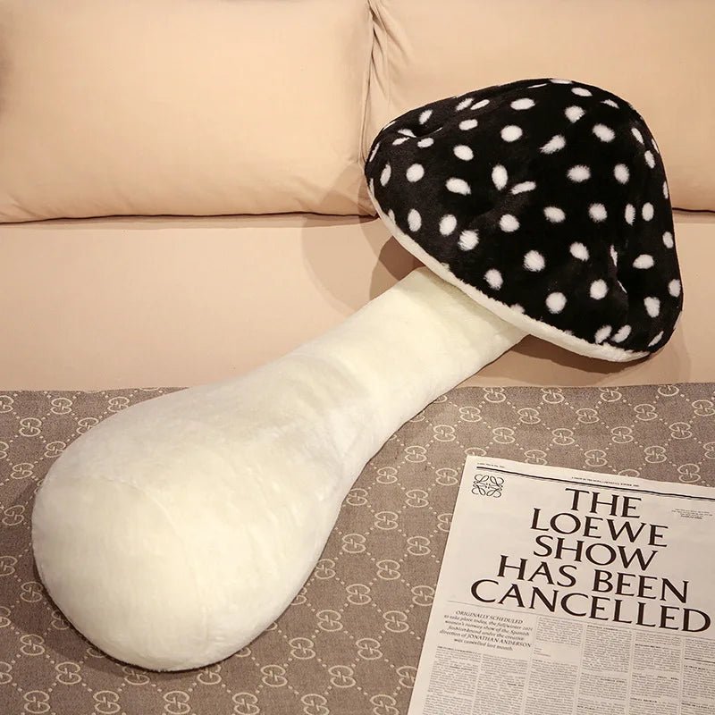 Coussin corporel en peluche Jumbo Champignon : Cinq couleurs, 2,6-4,3'' | 80-130 cm