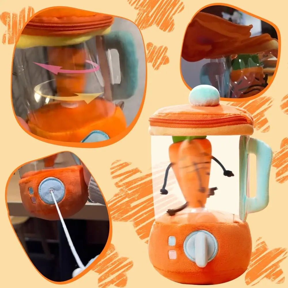 Jouet en peluche Blender avec carotte tournante