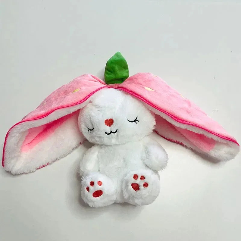 Musical Glowing Bunny Plush Doll – Soft Motion Light Sleep Toy for Babies