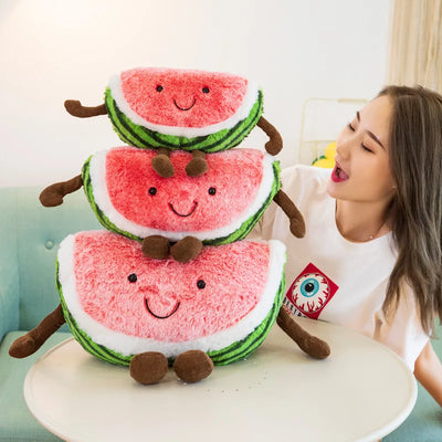 Giocattolo di peluche a forma di fetta di anguria cartone, 11-16" | 28-40 cm