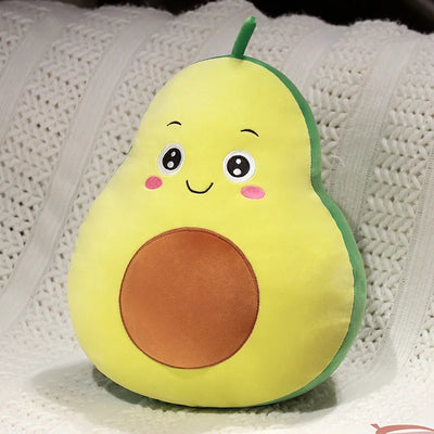 Kawaii Fruit Plush Pillows – Apple, Avocado, Strawberry & More, 4-12" | 10-30 cm