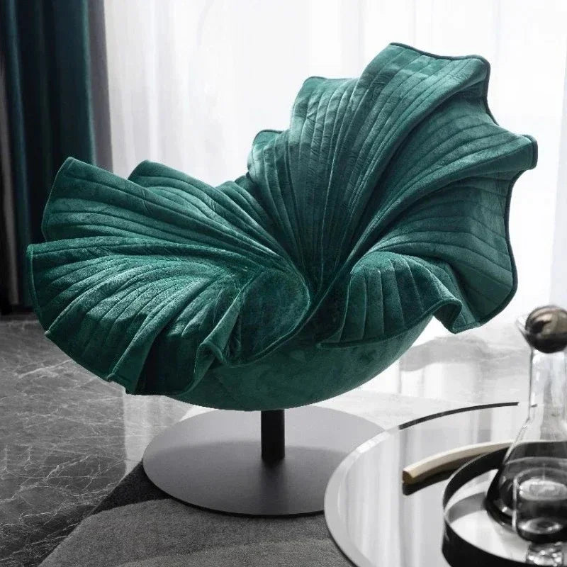 Flower Petal Leisure Chair – Botanical Accent Seating